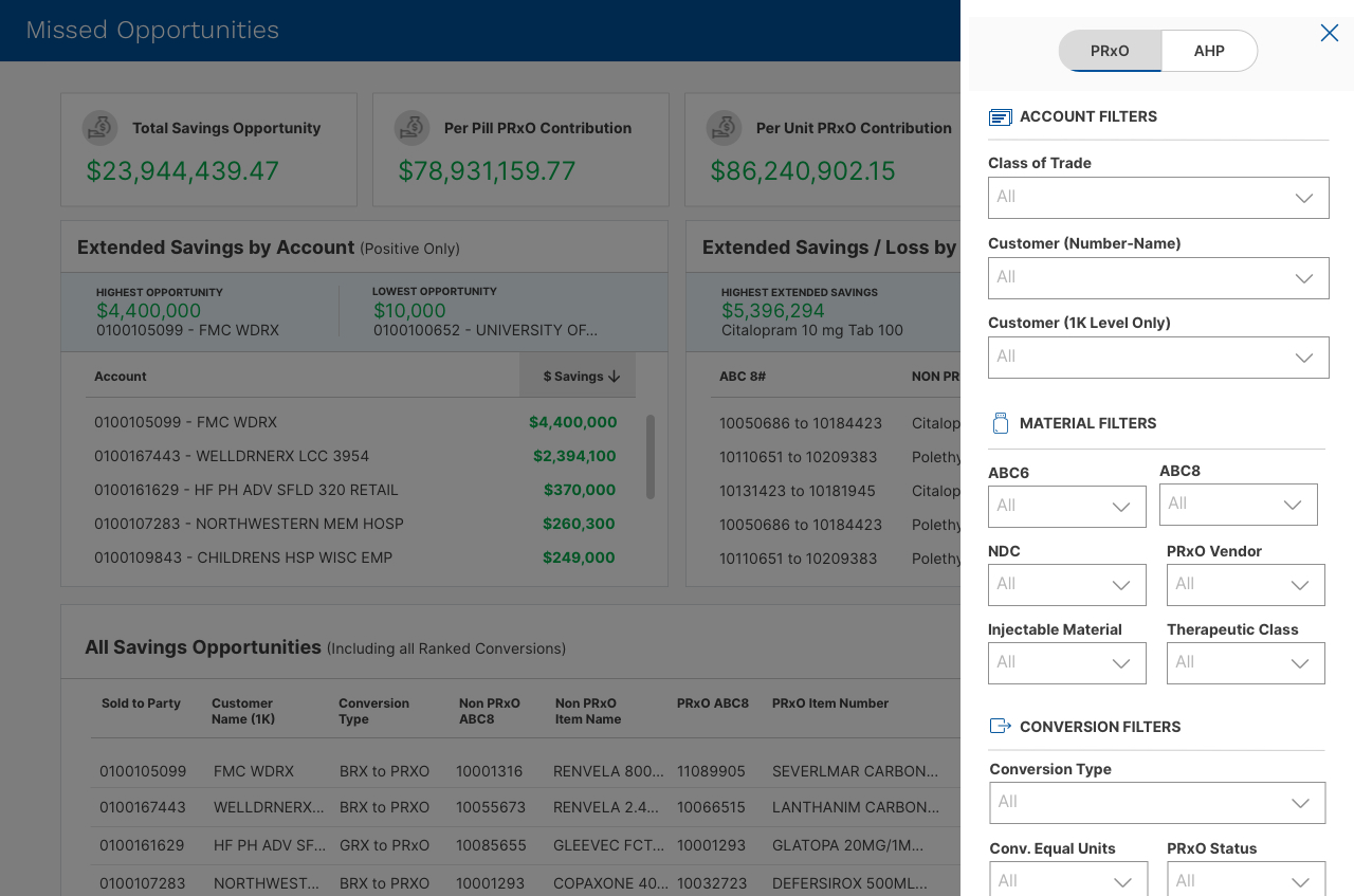 Proposed initial design with filters drawer